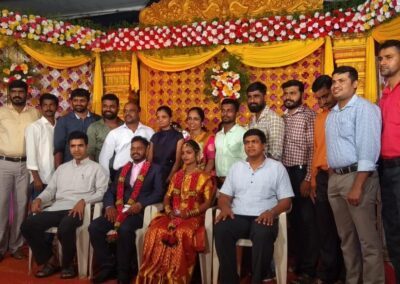 AIMIT greets support staff Kaviraj on his wedding day