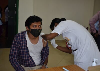 Vaccination drive at AIMIT