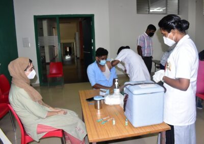 Vaccination drive at AIMIT