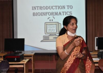 Workshop on bioinformatics held