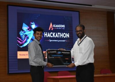 Almasons conducts hackathon at AIMIT