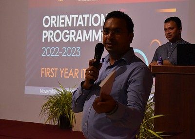 First year IT students take part in orientation