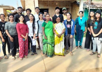 MBA students in Mundgod and Hangal for exposure programme
