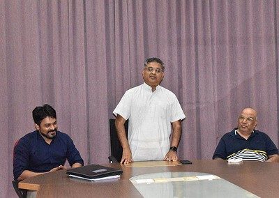 Dr (Fr) Kiran Coth takes charge as new Finance Officer