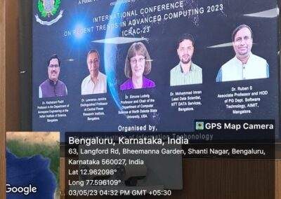 Dr Ruban delivers keynote address at SJU, Bangalore