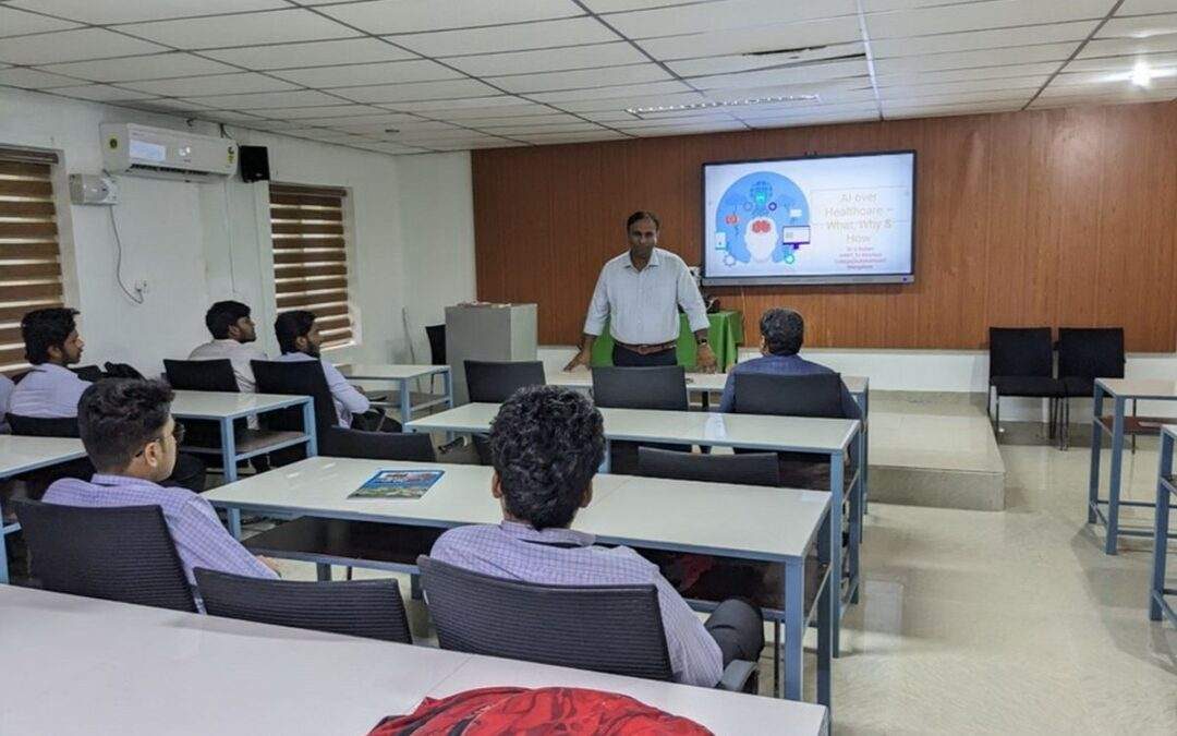 Dr Ruban delivers guest lecture on AI over healthcare