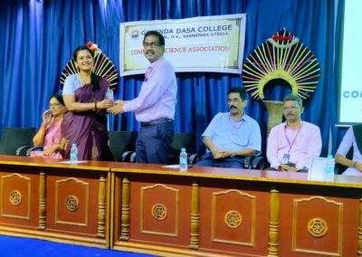 Anushree Raj inaugurates computer science association at Govinda Dasa college