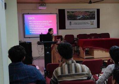 Dr Hemalatha delivers guest lecture on AI