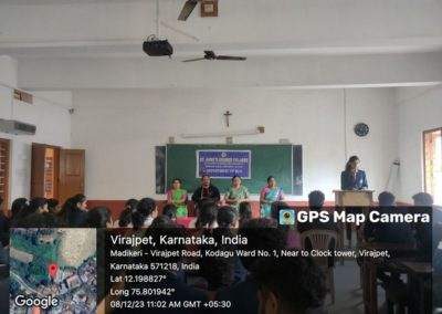 M.Sc Data Science students hold workshop in Virajpet
