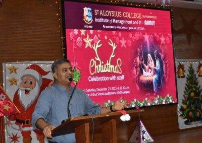 Joy of giving: Staff of AIMIT celebrate Christmas