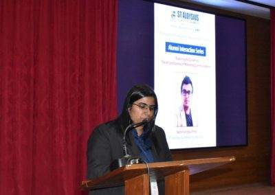 Alumni interaction: Alumnus Sachin Pinto speaks on marketing communication