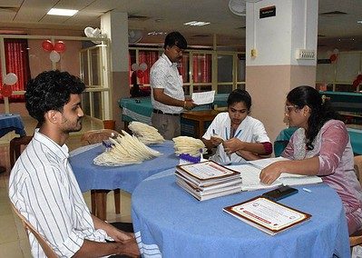 Sanjeevini: 127 students and staff donate blood