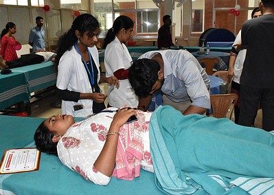 Sanjeevini: 127 students and staff donate blood