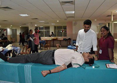 Sanjeevini: 127 students and staff donate blood