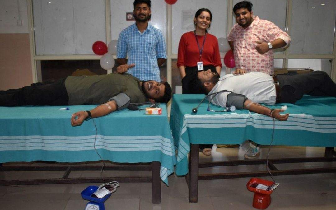 Sanjeevini: 127 students and staff donate blood