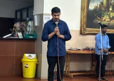 Prayer Service Organised by Loyola Hostel Boys on the Feast of St. Ignatius Loyola