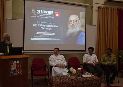 Faculty interaction with Professor Anil Sahasrabuddhe