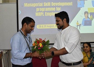 Managerial Skill Development Program for MRPL Employees Conducted by AIMIT