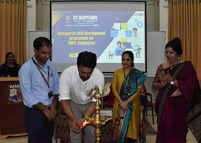 Managerial Skill Development Program for MRPL Employees Conducted by AIMIT