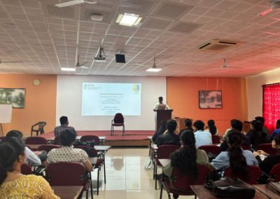 AIMIT hosted a session “Trends in Bioinformatics’’ by Prof. Kshithish Acharya