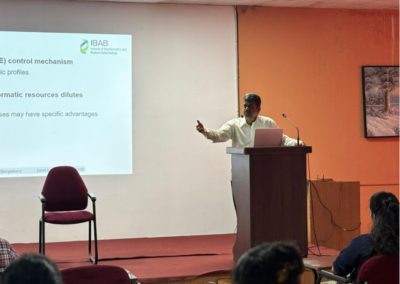 AIMIT hosted a session “Trends in Bioinformatics’’ by Prof. Kshithish Acharya