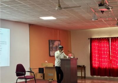 AIMIT hosted a session “Trends in Bioinformatics’’ by Prof. Kshithish Acharya