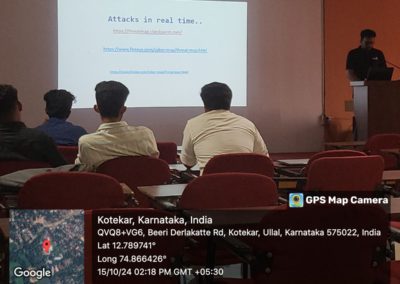 AIMIT hosted a hands-on session on Cyber Security by Cyber Sapiens