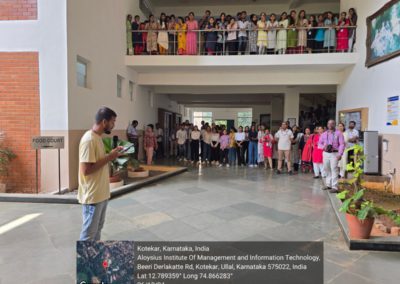 ‘IGNITE’ – A Deepavali for Dreams, Flashmob organized by IT students in AIMIT