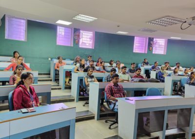 Department of Bioinformatics, AIMIT hosted a Guest Lecture by Alumni, Mr Jithin Jose Mathew