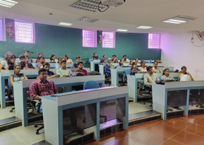 Department of Bioinformatics, AIMIT hosted a Guest Lecture by Alumni, Mr Jithin Jose Mathew