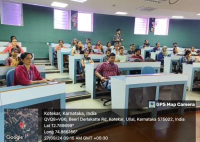 Department of Bioinformatics, AIMIT hosted a Guest Lecture by Alumni, Mr Jithin Jose Mathew