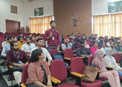 Alumni interaction - Connecting dots was organized for IT students at St Aloysius (Deemed to be University) AIMIT