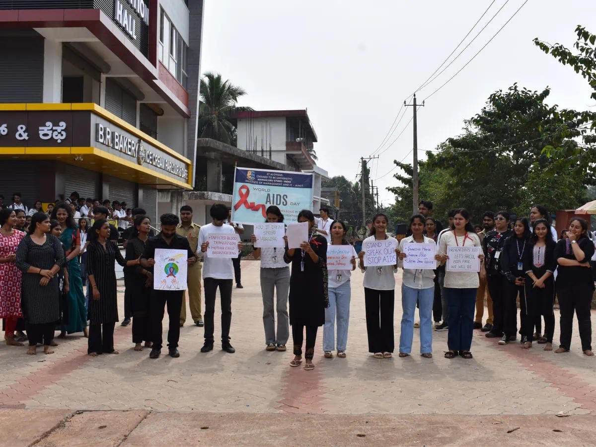 Street Play and Awareness Program on AIDS by AIMIT, St. Aloysius (Deemed to be University)