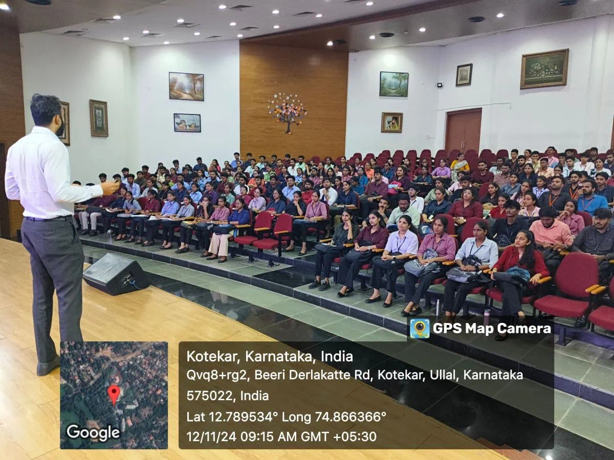 Workshop on Personal Financial Planning for Semester III MBA Students