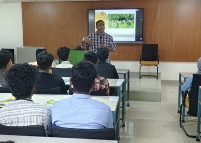 Dr Ruban delivers guest lecture on Design Thinking: An insight into reality