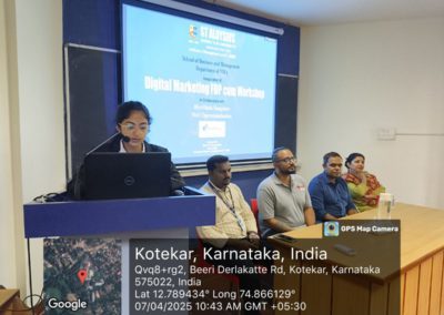 AIMIT Hosts Intensive Digital Marketing Workshop in Collaboration with HiveMinds