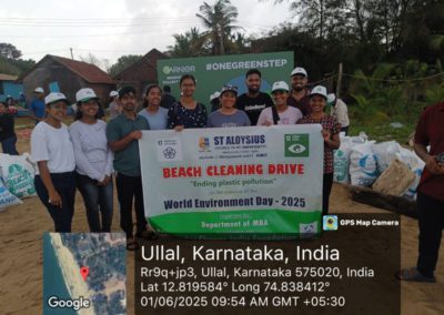 Beach Cleaning Drive Marks World Environment Day 2025 at AIMIT