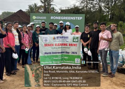 Beach Cleaning Drive Marks World Environment Day 2025 at AIMIT