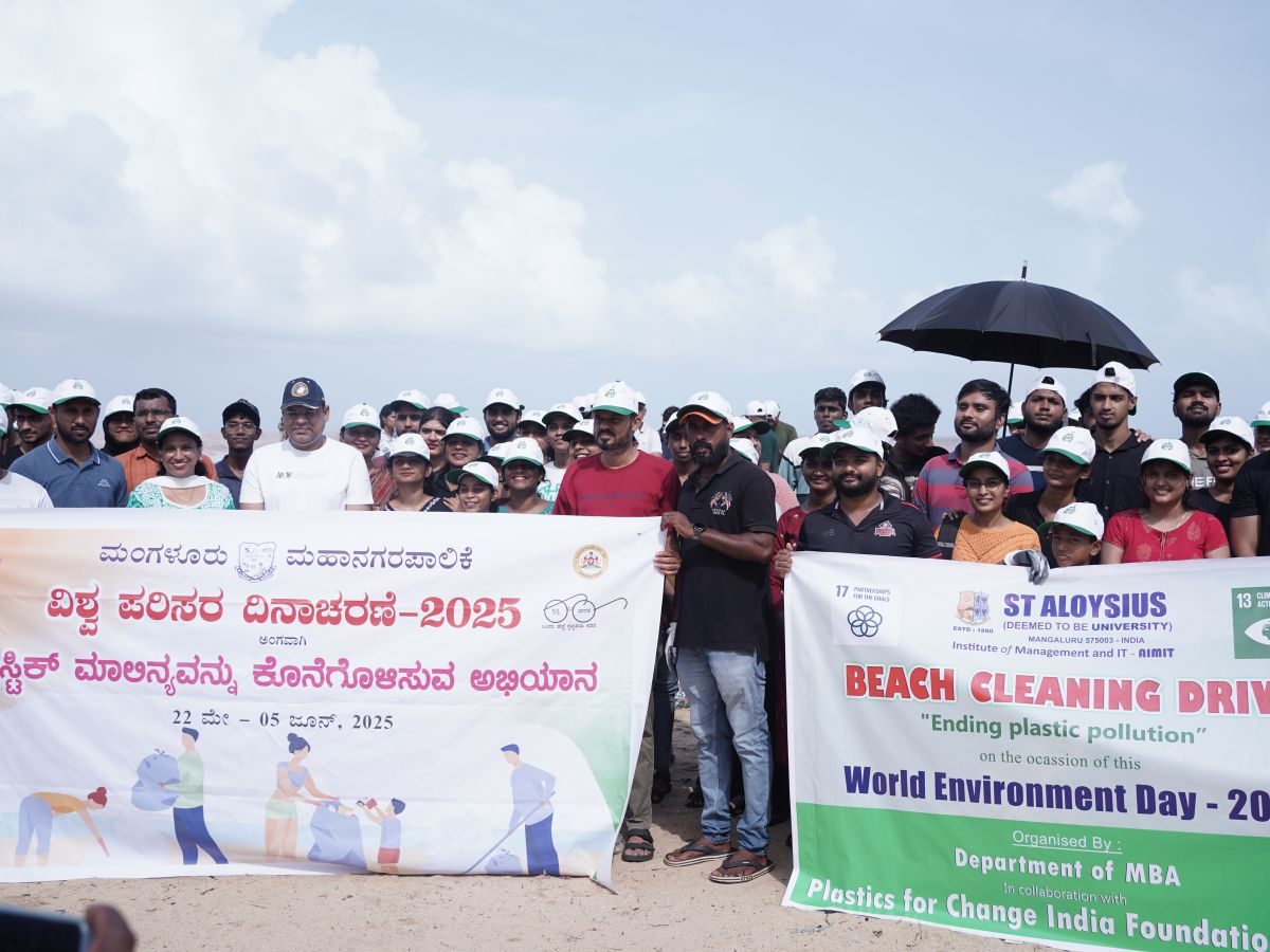 Beach Cleaning Drive Marks World Environment Day 2025 at AIMIT